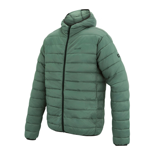Regatta Mens Marizion Baffled Hooded Padded Jacket - Dark Forest Green