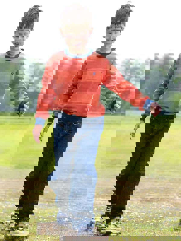 Kite Boys Organic Sunset Stripe Jumper