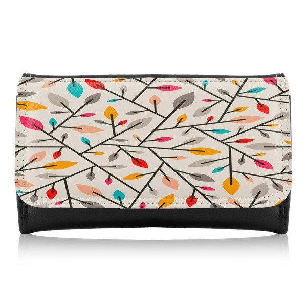 Benjamin Tate Design Autumn Leaves And Twigs Maxi Purse