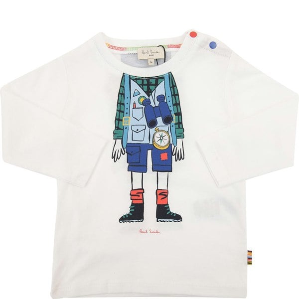 Paul Smith Boys Dalil F&B Rucksack T-Shirt in White