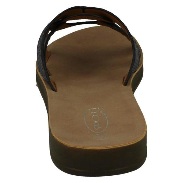 Spot On Ladies Spot On Knot Vamp Mules F00342