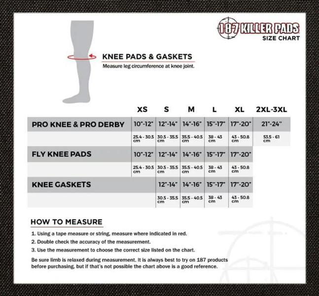 187 Killer Pads Adult Fly Knee Slim Skate Protection Pad Grey