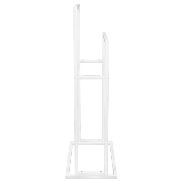 Berkfield Freestanding Towel Rack White 48x24x78.5 cm Iron