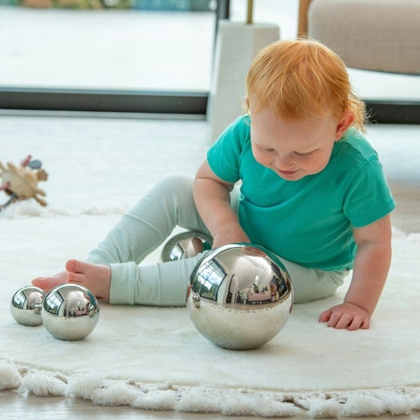 tickit Sensory Steel Silver Balls
