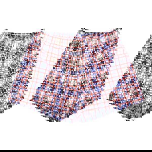 Replay Red Checkered Swim Shorts