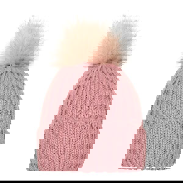 Mountain Warehouse Womens/Ladies Geneva Borg Lined Beanie - Pale Pink - 