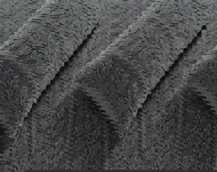 HomeSpace Direct Leaves Teddy Grey Duvet Cover Set