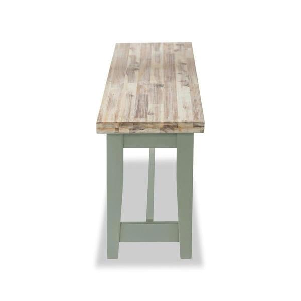 Statement Furniture Florence Solid Acacia Hardwood Dining Bench 140cm Long