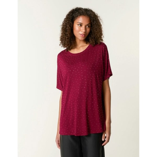 Blue Vanilla Stud Detail Round Neck T-shirt