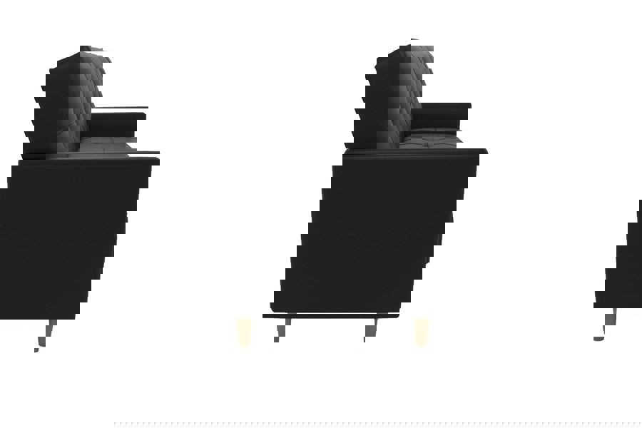 Dorel Home Andora sprung sofa bed in faux leather black