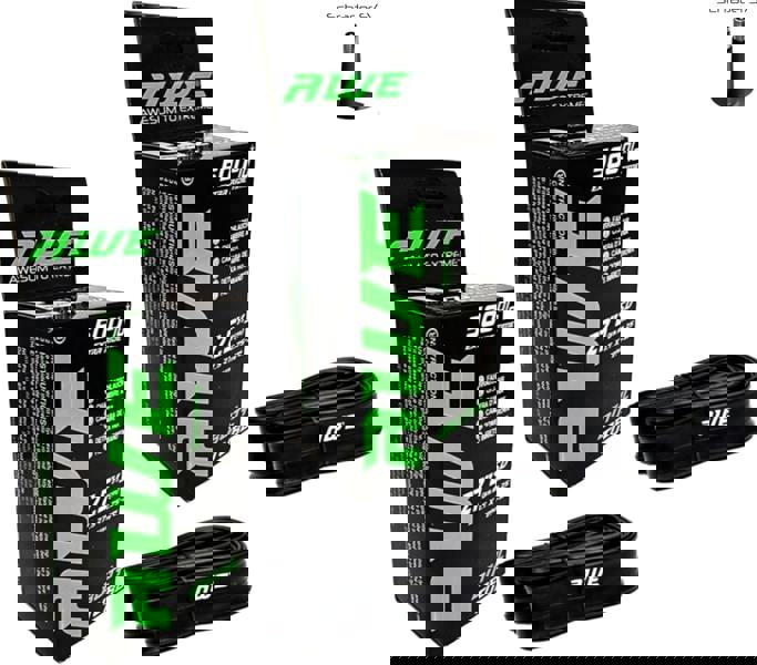 Awe 2 x AWERide Folding Tyres 27.5 x 2.20 cm MTB and 2 x AWE Inner Tubes 27.5" x 1.75-2.25 Schrader Valve