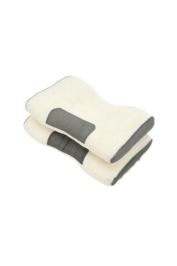 Living and Home Premium Sleep Support Knitted Pillow for All Seasons