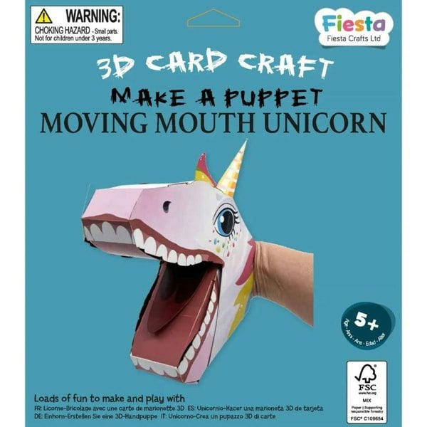 Fiesta Crafts Unicorn Puppet Craft Kit