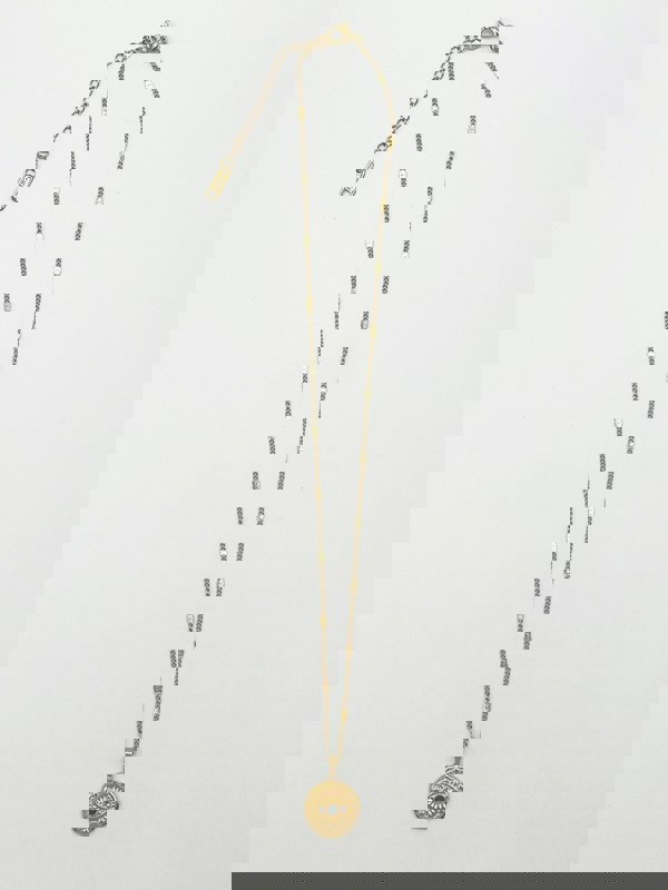 SVNX Black Evil Eye Pendant Necklace