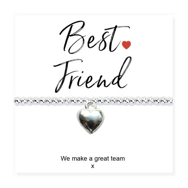 Aye Do Gifts Best Friend Stretch Beaded Bracelet & Card