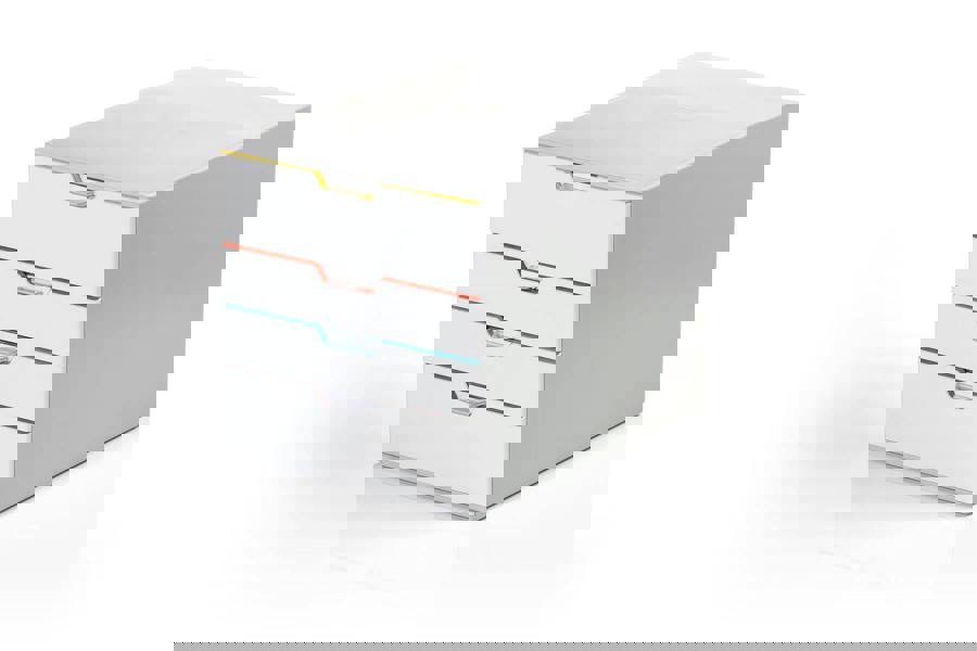 Durable VARICOLOR MIX Desktop Organiser 4 Drawer Colour Coded Storage | A4+