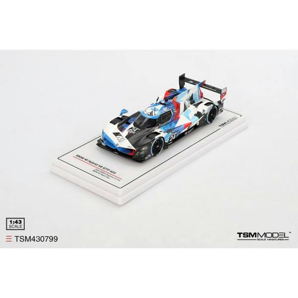 MCSlots BMW M Hybrid V8 GTP #24 BMW M Team RLL 2024 IMSA Daytona 24Hrs 1:43 Scale TSM430799