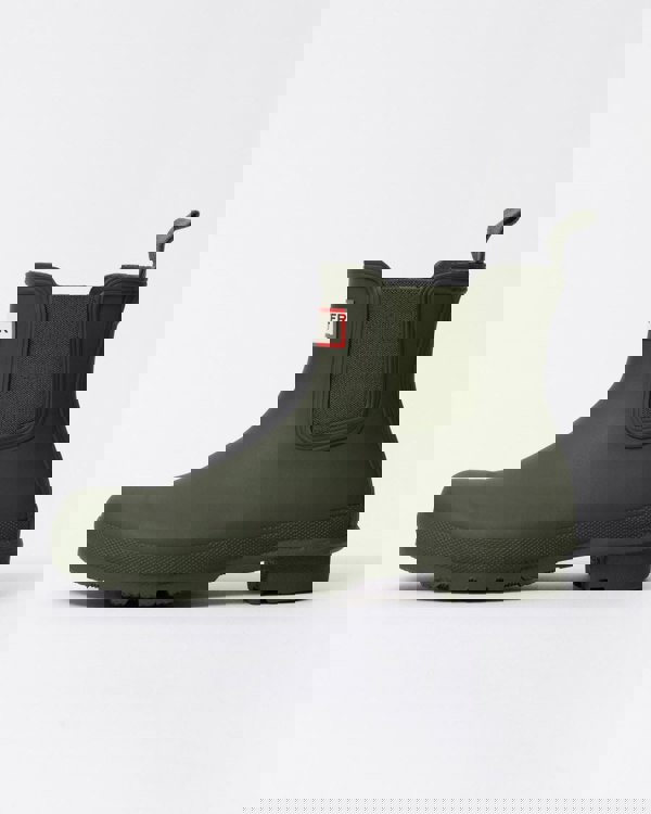 Hunter Original Chelsea Womens Boots - Dark Olive