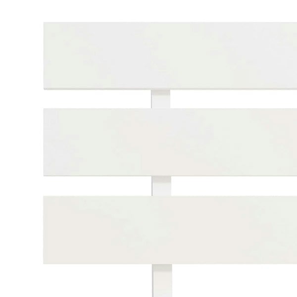 Berkfield Bed Frame White Solid Pine Wood 180x200 cm 6FT Super King