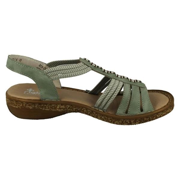 Rieker Ladies Rieker Casual Strappy Slip On Sandals 62855