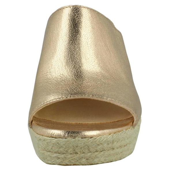 Clarks Ladies Clarks Espadrille Style Wedge Sandals Maritsa Mule