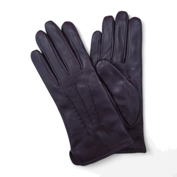 Infinity Leather Women’s Genuine Leather Wool Lined Touchscreen Gloves