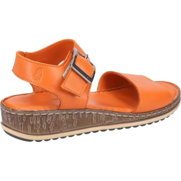 Hush Puppies Ellie Leather Women's Orange Sandals