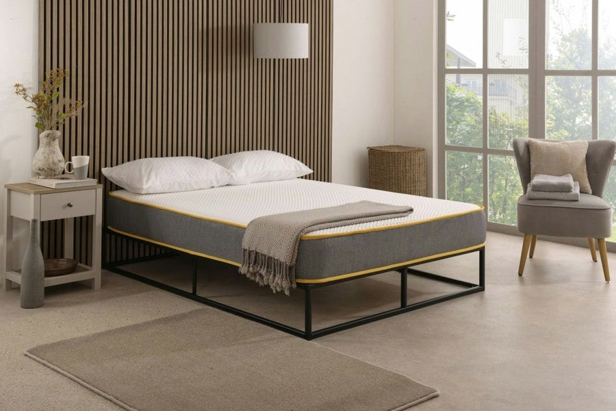 The Foam People The Saffron Comfort All Foam Mattress – 8" Deep Memory & Supportive Foam