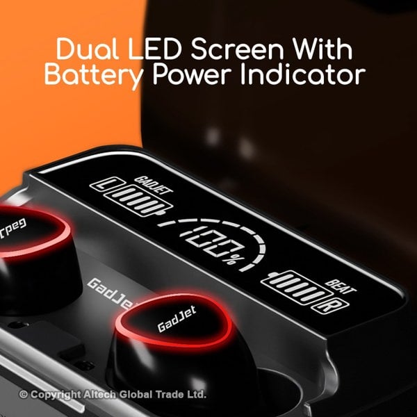 GadJet TouchBeats Wireless Earbuds