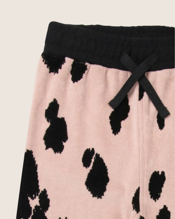 Pink Pony Print Velour Joggers - image 4