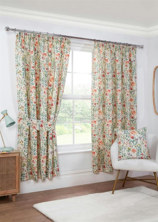 Amaryllis Multi Pencil Pleat Curtains
