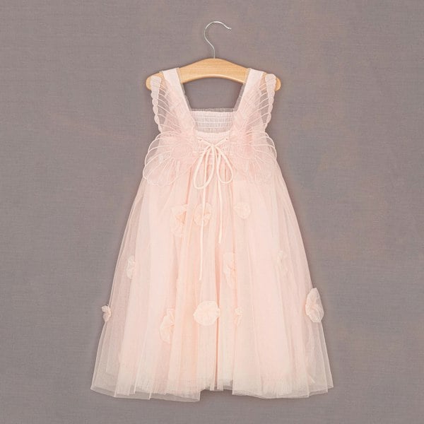baby girls dress with butterfly wings 