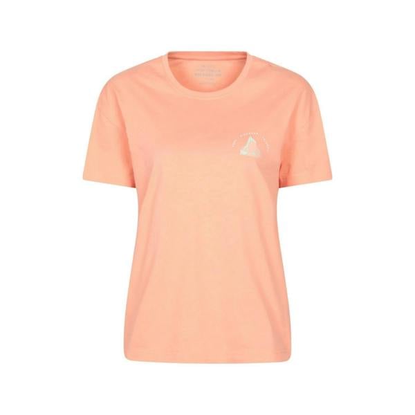 Mountain Warehouse Womens/Ladies Techy Mountain Relaxed Fit T-Shirt - Light Pink - 