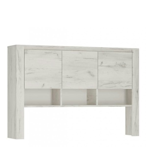 Furniture To Go Angel Top Unit for Desk in White Craft Oak