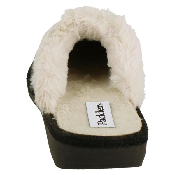 Padders Ladies Padders Lusekofte Detailed Mule Slippers Sorrel