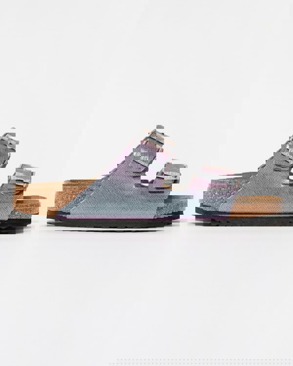 Birkenstock Arizona Embossed Birko-Flor Womens Sandals - Saffiano Iridescent Viola