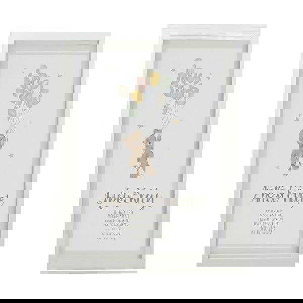 Personalised Memento Company Personalised Teddy Balloon White Poster Frame