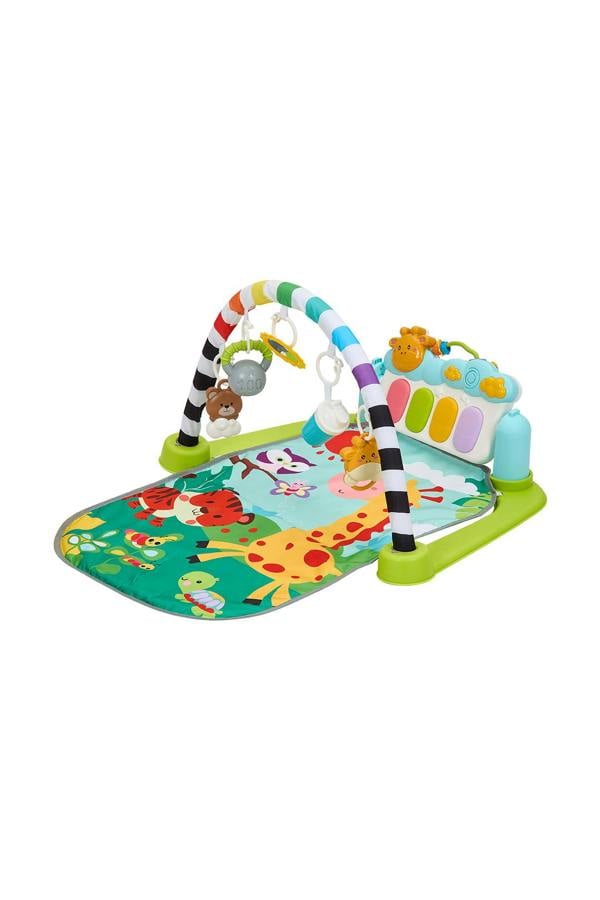 Living and Home Colorful Baby Play Mat with Musical Keyboard & Hanging Toys
