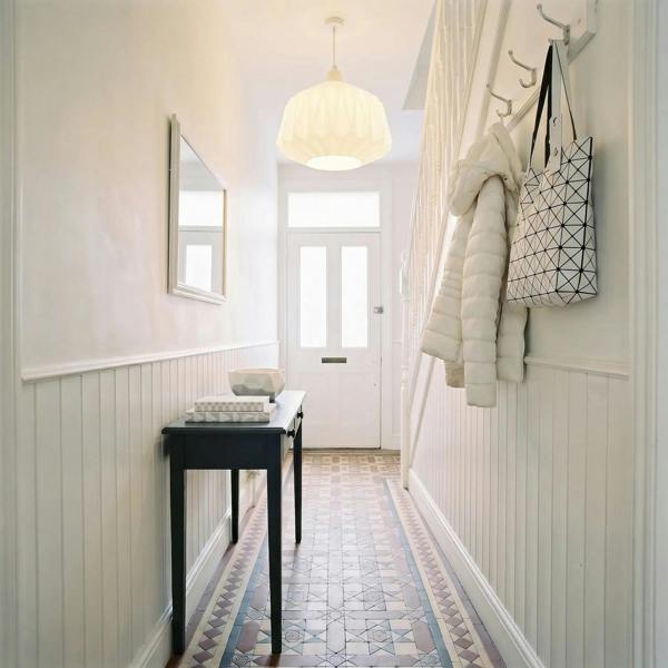 Designer Opal White Glass Pendant Shade with Triangular Shaped Grooves Image 6