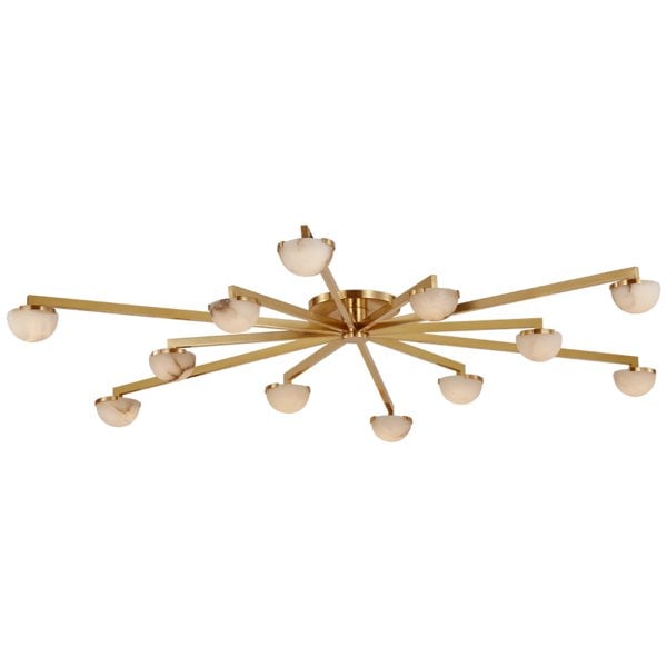 Kelly Wearstler Pedra Grande Staggered Arm Flush Mount Light