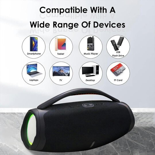 Havendro 100W Portable Wireless Bluetooth Speaker Stereo Bass Loud