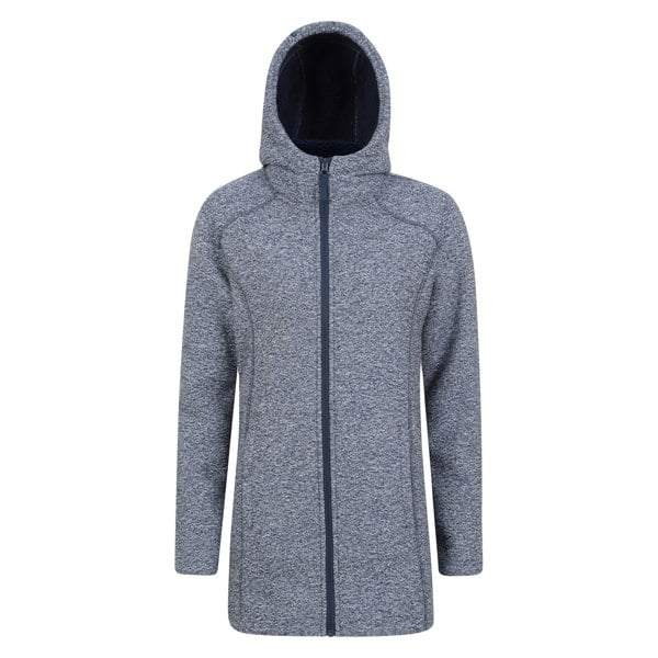 Mountain Warehouse Womens/Ladies Mallaig Longline Fleece Jacket - Navy