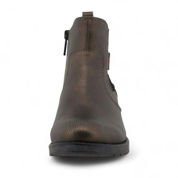 Mustang Women's Golden Brown Chelsea Ankle Boots