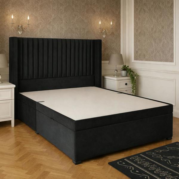 Great British Beds Toronto Winged Divan Ottoman Bed
