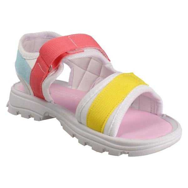 Spot On Girls Spot On Low Velcro Strap Rainbow Sandal H0365