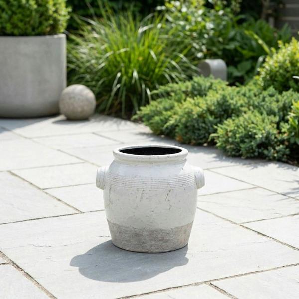 Garden Greatness Contemporary Two Tone Flower Pot