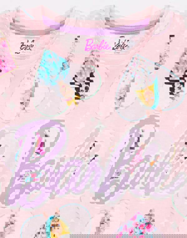 Barbie Girls Pink Short Sleeve Nightdress