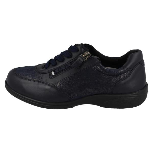 DB Shoes Ladies DB Shoes Wide Fit With Stretch Casual Lace Up/Zip Shoes Wayfaring