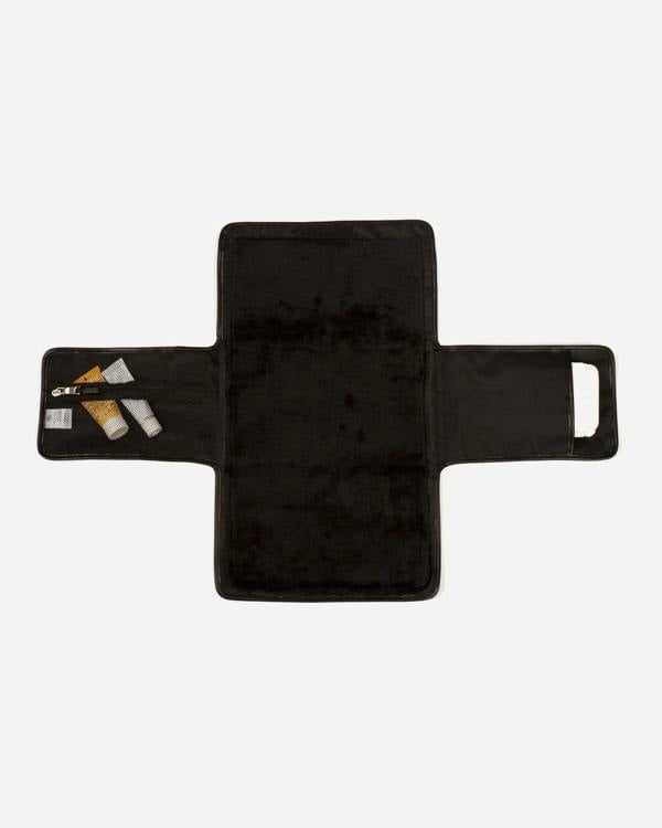 Tiba + Marl Etta Changing Clutch Black Woven