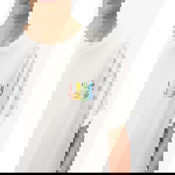 Amiri Rainbow Printed T-Shirt   in  White